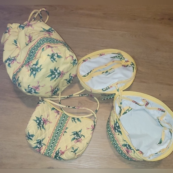 Vera Bradley Retired HOPE pattern 3pc Set - Picture 2 of 4